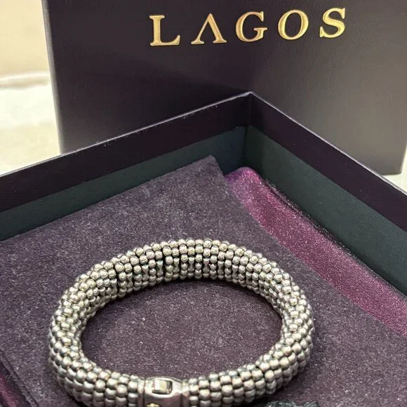 Lagos Signature Caviar Bracelet 15Mm - Picture 9 of 16